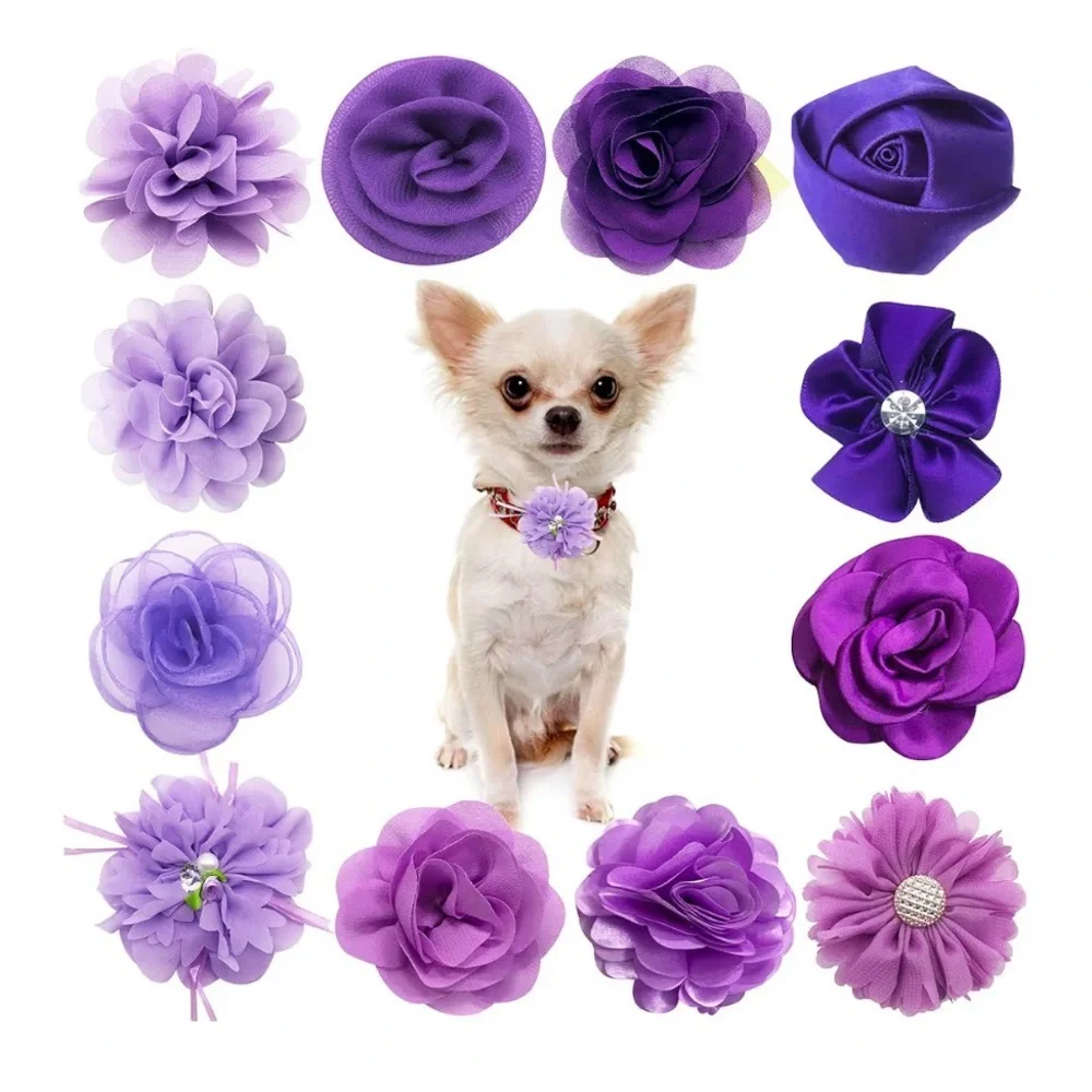 Flower Dog Collar Charms